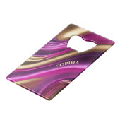 Fournitures de fête moderne - Rose violet et or- (Devant Angle)