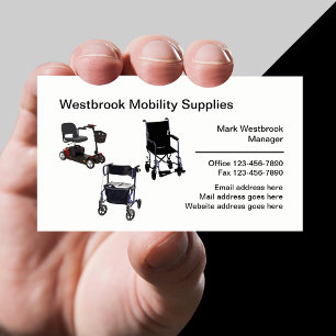 Fournitures de mobilité médicale Cartes de visite