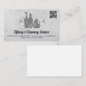 Fournitures de nettoyage | Carte de visite de code (Devant / Derrière)