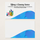 Fournitures de nettoyage | Vague bleue (Devant & derrière)