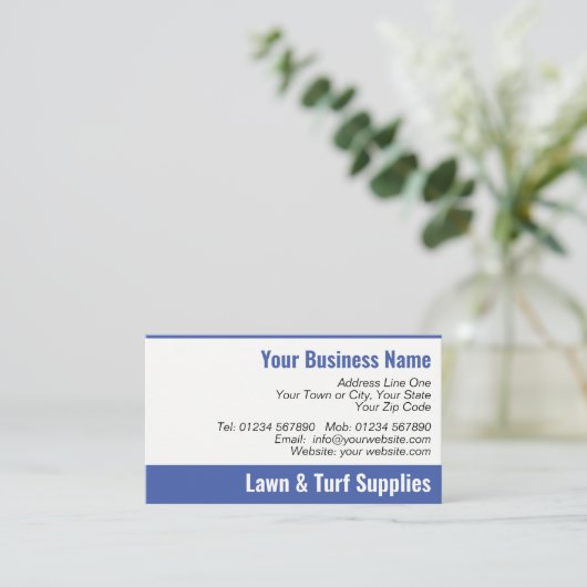 Fournitures de pelouse et de gazon QR Code Carte d (Debout devant)