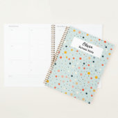 Fournitures de rentrée scolaire à pois colorés (Devant avec enveloppe)