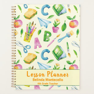 Fournitures d'école de Whimsical Planificateur de