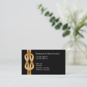 Fournitures maritimes Cartes de visite (Debout devant)