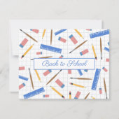 Fournitures scolaires Carte postale Motif (Devant)