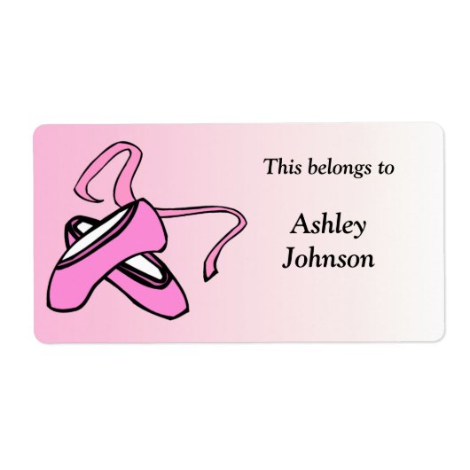 Fournitures scolaires Étiquettes (Devant)