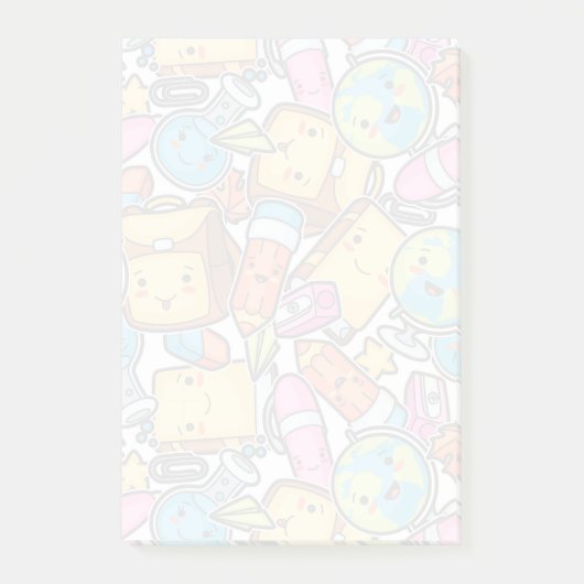 Fournitures scolaires Notes post-it du Motif (Devant)