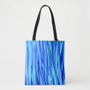 Fourre-tout Bleu Ou Sac Corps Croisé Avec Bandes A