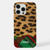 Fourrure Leopard et Plaid (Verso)