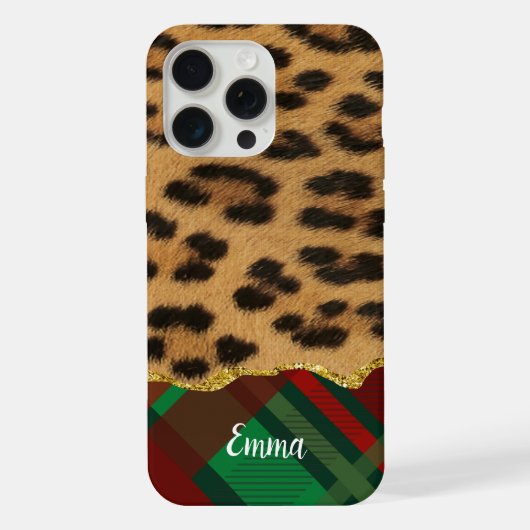 Fourrure Leopard et Plaid (Verso)