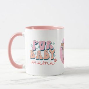 Fourrure personnalisée Mama Mug Retro Rose