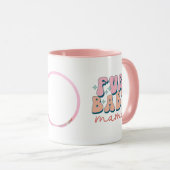 Fourrure personnalisée Mama Mug Retro Rose (Devant droit)