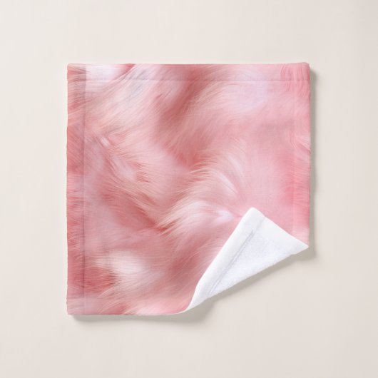 Fourrure rose pâle (Gant de toilette)