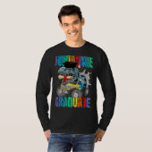 Fourth Grade Graduate Monster Truck Dinosaur Gradu T-shirt (Voorkant volledig)