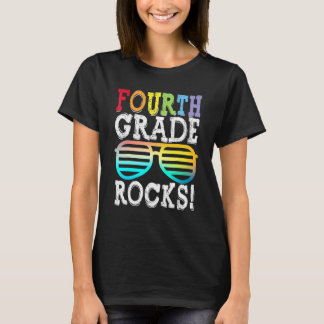 Fourth Grade Rocks Team 4th Grade Teacher T-shirt