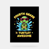 Fourth Grade Turtle-y Awesome First Day of Fourth (Recto)