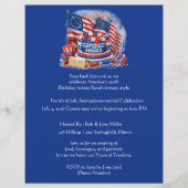 Fourth of July Semiquincentennial Celebration Flyer (Voorkant)