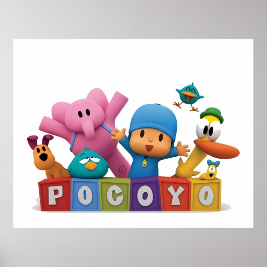 Fouryo Pocoyo Elly Pato TV 2019 Poster (Voorkant)