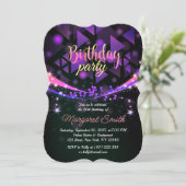 Fous Faisons la fête ! Invitation d'anniversaire D (Debout devant)