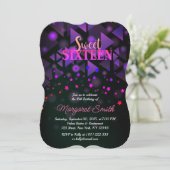 Fous Faisons la fête ! Sweet 16 Invitation (Debout devant)