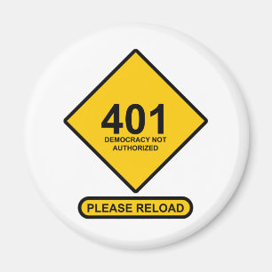 Fout 401: Democratie niet toegestaan Magneet