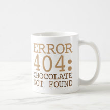 Fout 404 Chocolaat niet gevonden