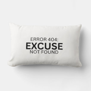 Fout 404 Excuses Niet Gevonden Minimalistische Sch Kussen