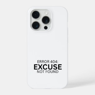 Fout 404 Excuus Niet Gevonden Minimalistische Schr iPhone 15 Pro Hoesje