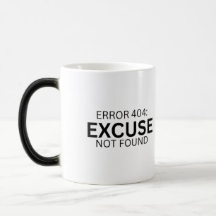 Fout 404: Excuus Niet Gevonden Morphing Mok