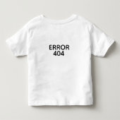 FOUT 404 KINDER SHIRTS (Achterkant)