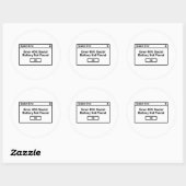 Fout 404: Motivatie Ronde Sticker (Vel)