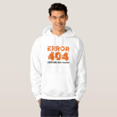 Fout 404 Niet gevonden kostuum Hoodie (Voorkant volledig)