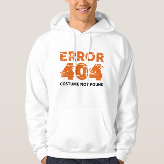 Fout 404 Niet gevonden kostuum Hoodie (Voorkant)