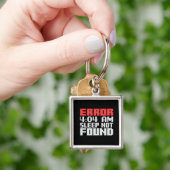 Fout 4:04 - Sleep Not Found Funny Programmer Life Sleutelhanger (Hand)