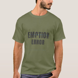 Fout Emotie Grappige Tech Typografie Ontwerp T-shirt