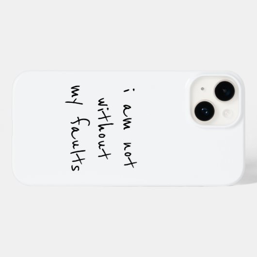 Fout iPhone Case (Achterkant (horizontaal))