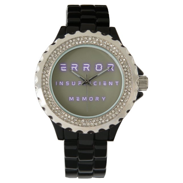 Fout onvoldoende geheugen horloge (Voorkant)