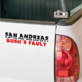 Fout van struik bumpersticker (Op Truck)
