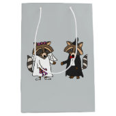 Fout Zakje Bruid en Bruidegom Wasbeer Cadeau (Voorkant)