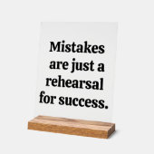 Fouten Acryl Teken Bord (Hoek)