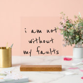 Fouten Acrylteken Acryl Bord (Huwelijk)