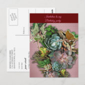 Fouten op een Succulent beeldscherm Briefkaart (Voorkant / Achterkant)