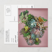 Fouten op een Succulent beeldscherm Briefkaart (Voorkant / Achterkant)
