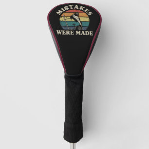 Fouten Werden Gemaakt Funny Golfkar Club Motief Golfheadcover