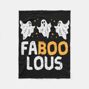 Foutous Ghosts Funny Scary Spooky Halloween Wome Fleece Deken