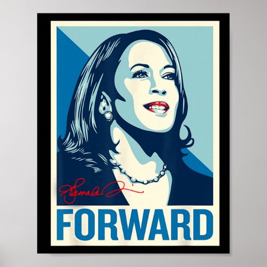 Foward Kamala Portrait Poster (Voorkant)