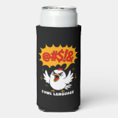 Fowl Language Cartoon Bird (Seltzer Achterkant)