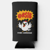 Fowl Language Cartoon Bird (Achterkant)