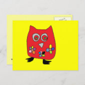 Fowl Owl-kaarten Briefkaart (Voorkant / Achterkant)