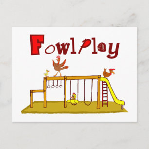 Fowl Play Briefkaart